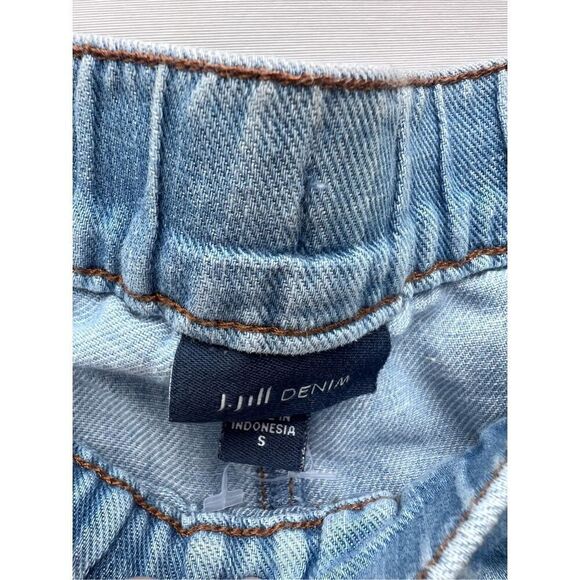 J . Jill Denim jogger pant with rope tie closure Women’s Size Small - Picture 5 of 5